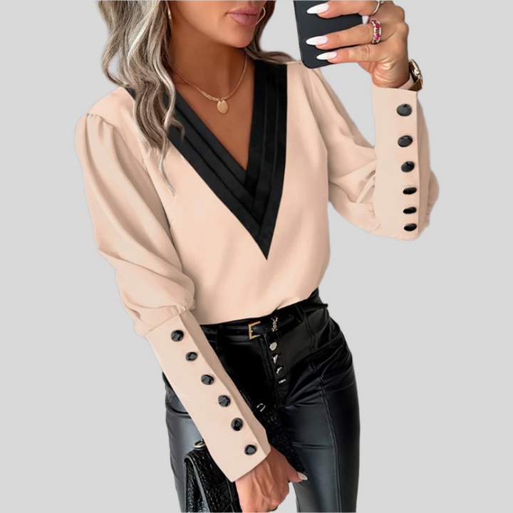 Elegante Sommerbluse | Langarm
