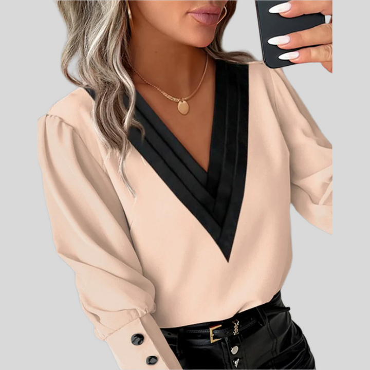 Elegante Sommerbluse | Langarm
