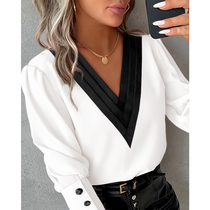 Elegante Sommerbluse | Langarm
