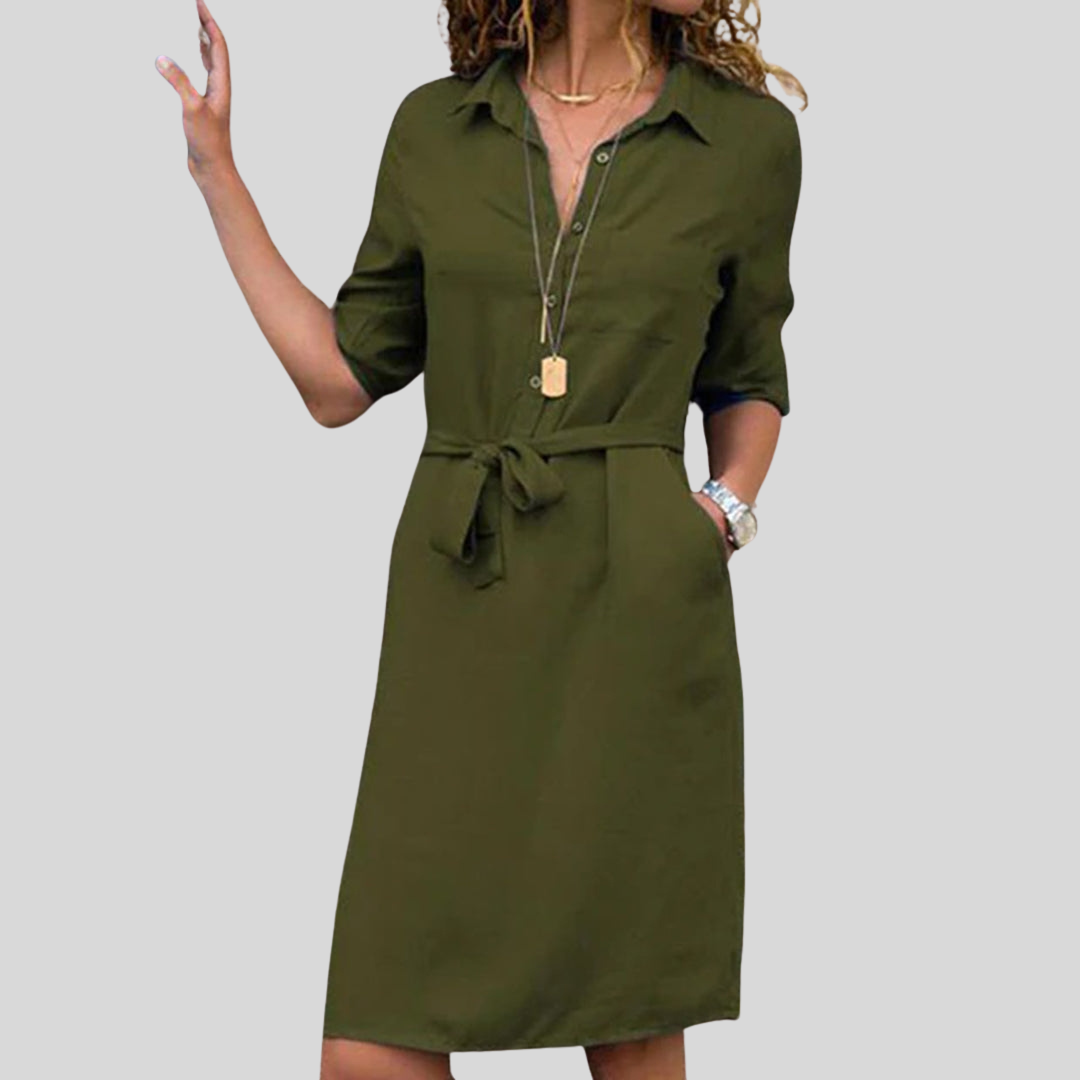 Elegante Wickelkleid | Midi
