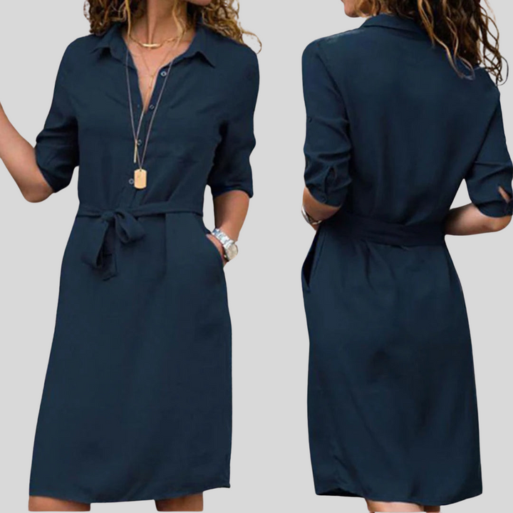 Elegante Wickelkleid | Midi