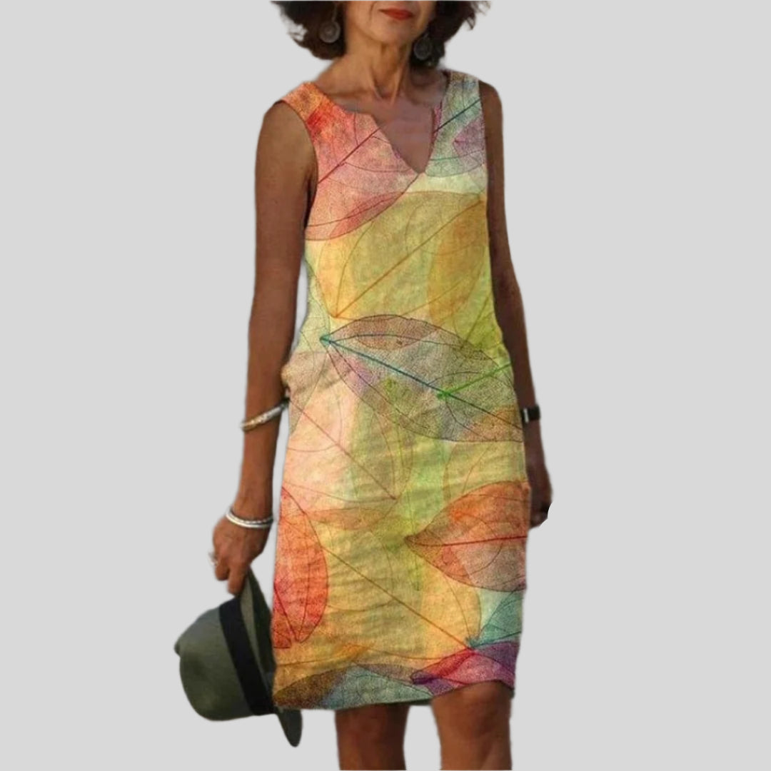 Stylisches Ärmelloses Kleid | Midi
