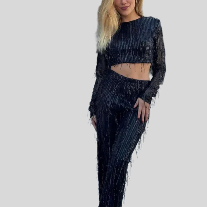 Pailletten Top Und Hose | Elegant