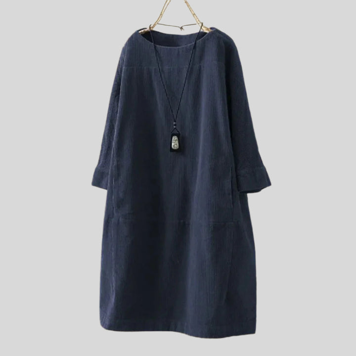 Elegantes Langarmkleid | Midi