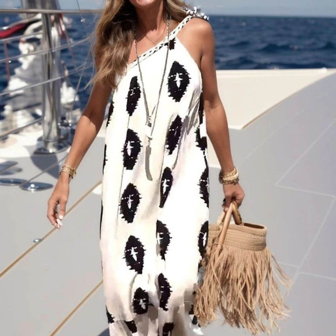 Elegantes Sommerkleid im Relaxed Fit | Maxi