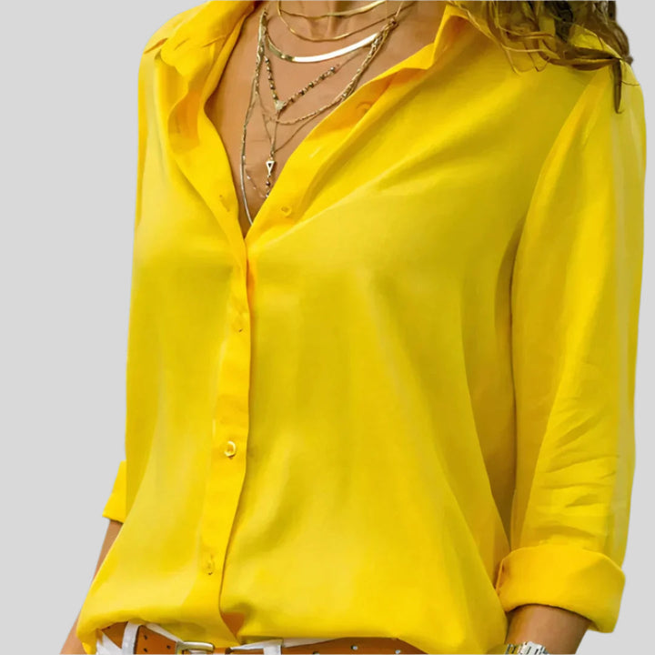 Elegantes Langarm Hemd | Sommer