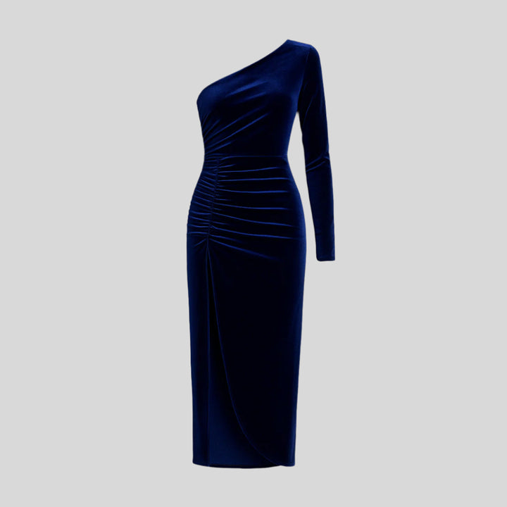 Elegantes Asymmetrisches Midikleid | Trendig