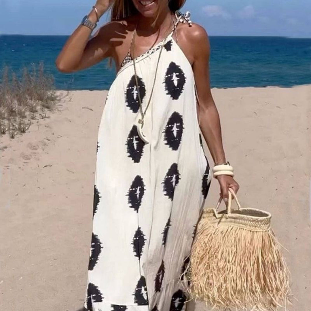 Elegantes Sommerkleid im Relaxed Fit | Maxi