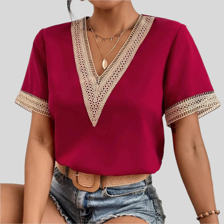 Elegante Sommerbluse | Atmungsaktiv