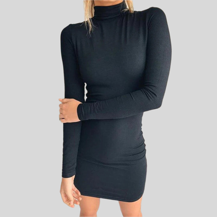 Stilvolles Rollkragenkleid | Mini