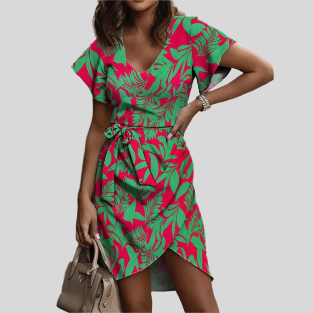 Elegantes Florales Sommerkleid | Midi