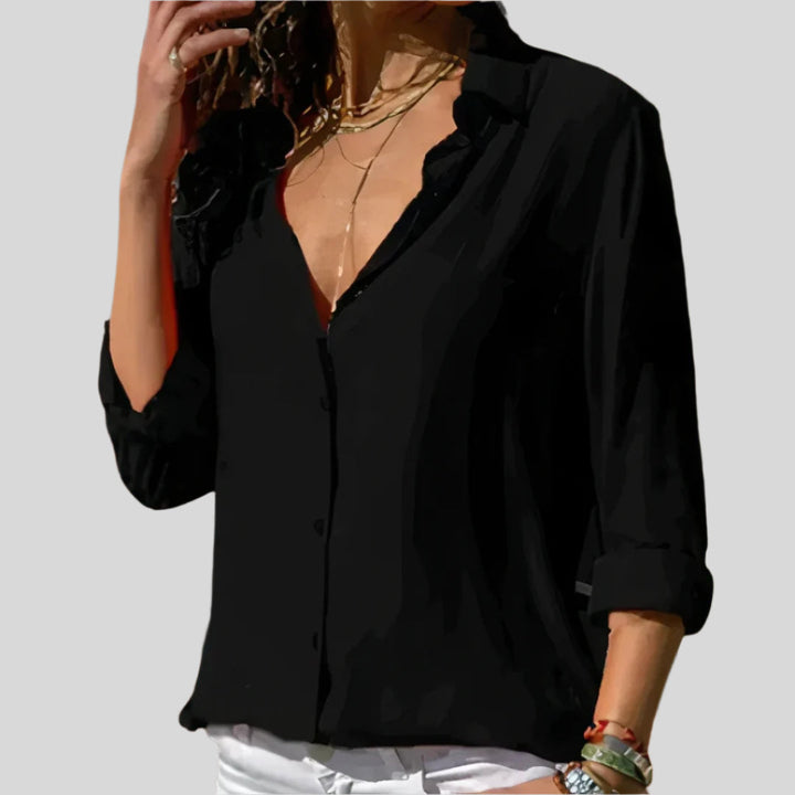Elegantes Langarm Hemd | Sommer