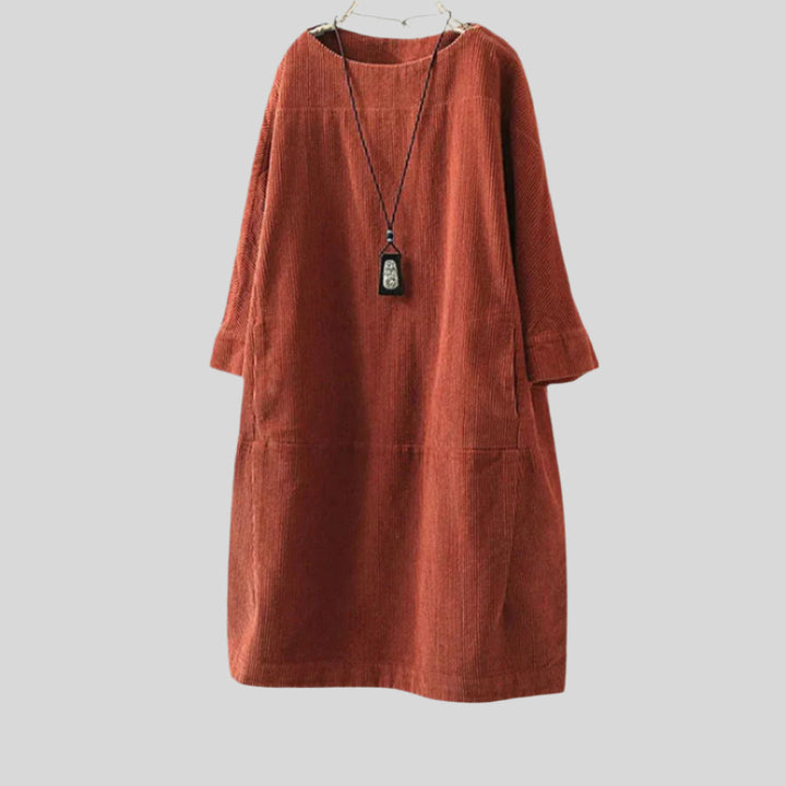 Elegantes Langarmkleid | Midi
