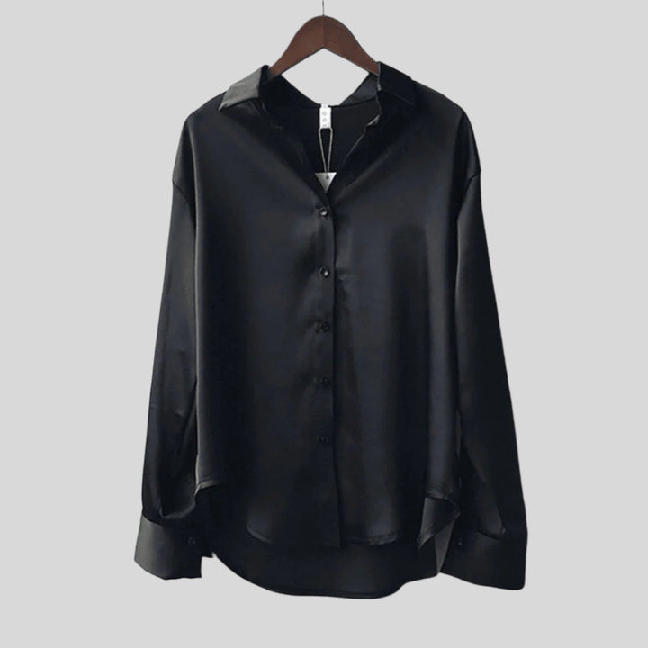 Elegante Bluse mit Knopfleiste | Langarm