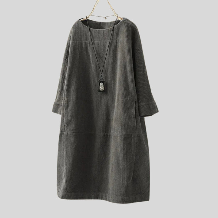 Elegantes Langarmkleid | Midi
