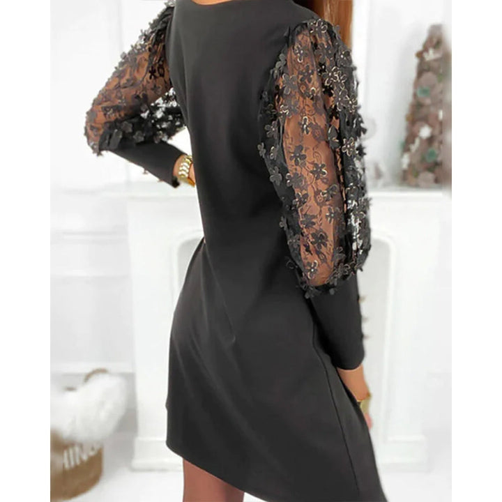 Langärmliges Sommerkleid | Mini
