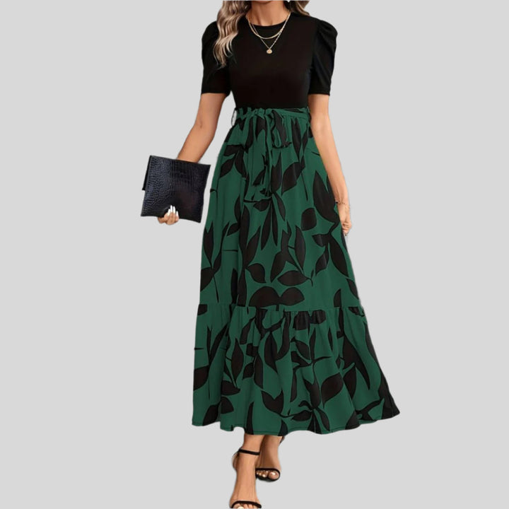 Elegantes Blumiges Sommerkleid | Maxi