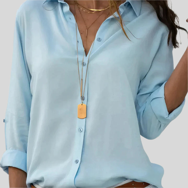 Elegantes Langarm Hemd | Sommer