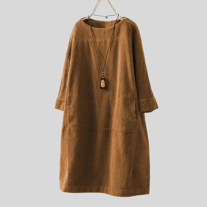 Elegantes Langarmkleid | Midi
