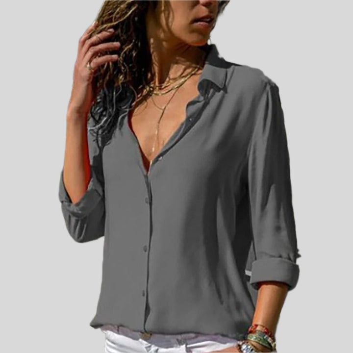 Elegantes Langarm Hemd | Sommer