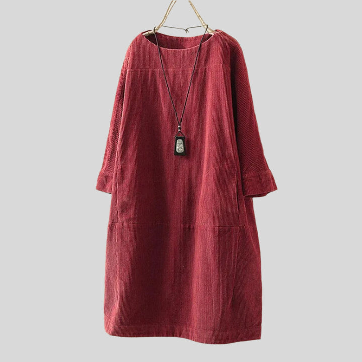 Elegantes Langarmkleid | Midi