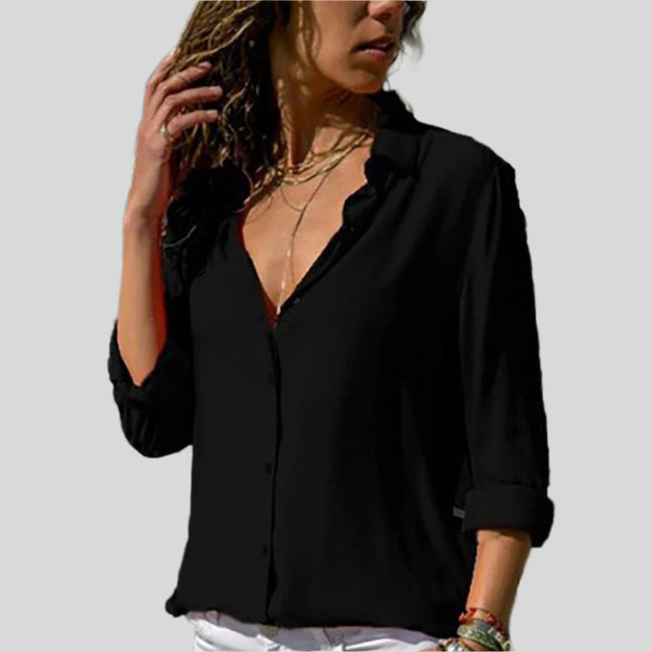 Elegantes Langarm Hemd | Sommer