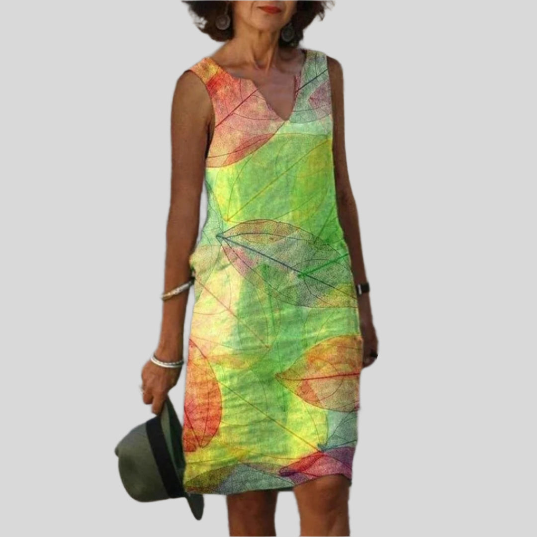 Stylisches Ärmelloses Kleid | Midi