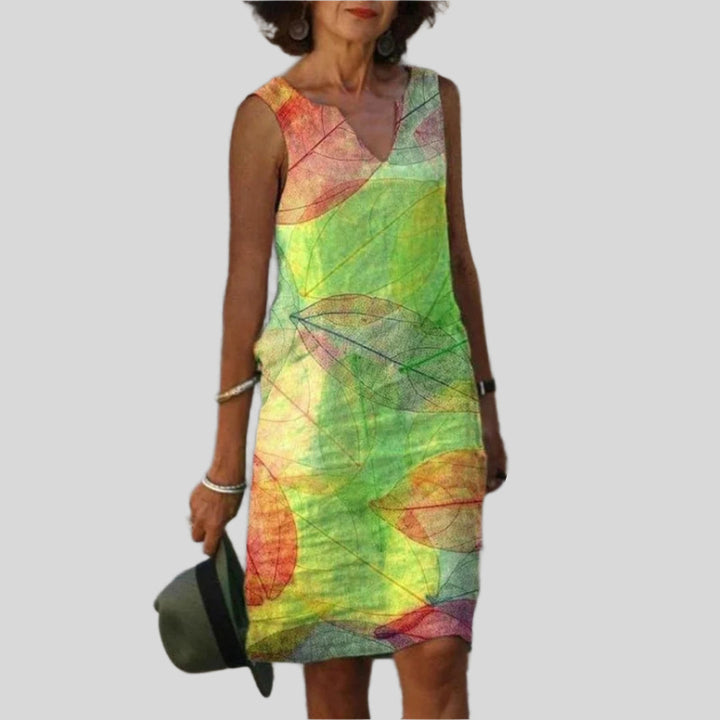Stylisches Ärmelloses Kleid | Midi