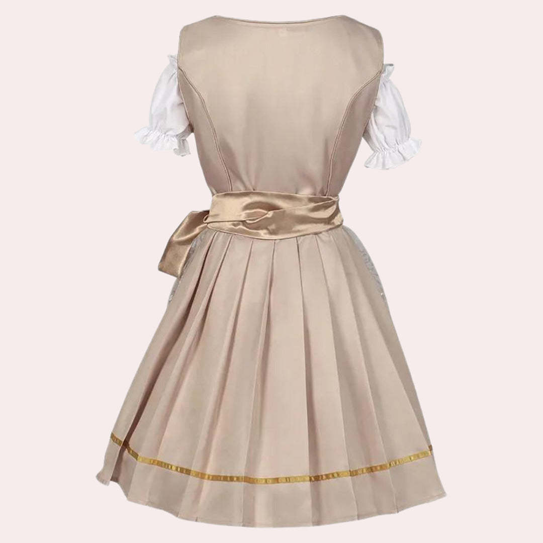 Traditionell Elegantes Oktoberfest-Dirndl | Midi