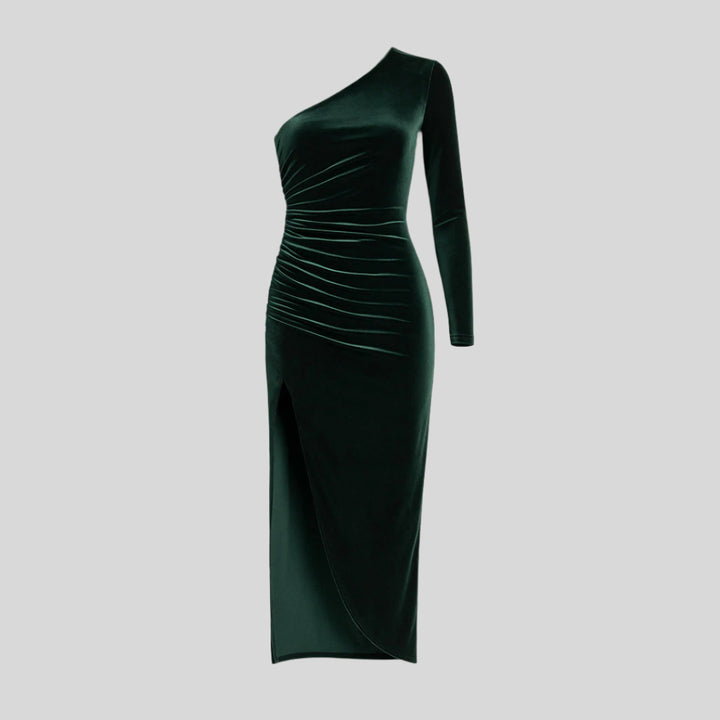 Elegantes Asymmetrisches Midikleid | Trendig