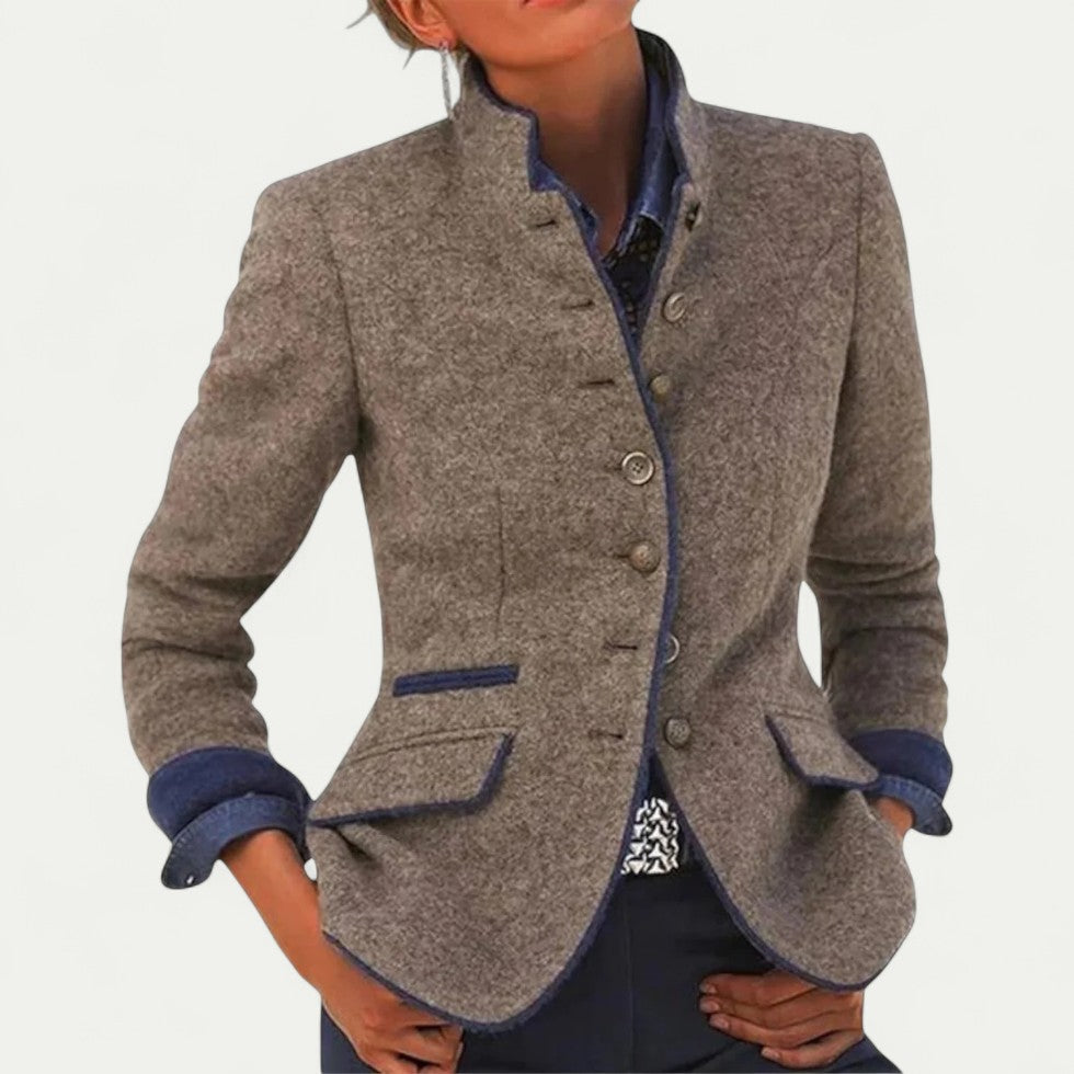 Eleganter Damen Blazer mit Taillierter Passform für Stilvolle Outfits