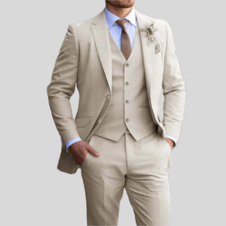Edmund | Herren Klassisches 3-teiliges Anzug-Set | Bequem & Elegant