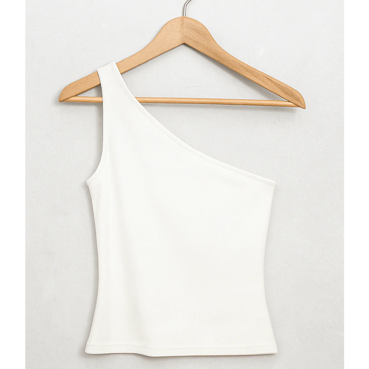One-Shoulder-Top  Figurbetont | Ärmellose