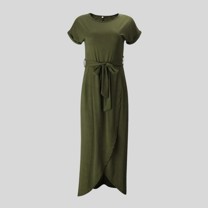 Kurzarm Sommerkleid | Midi