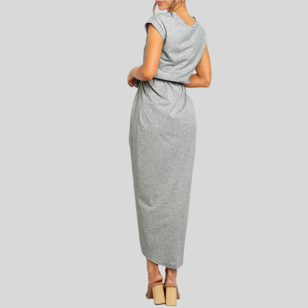 Kurzarm Sommerkleid | Midi