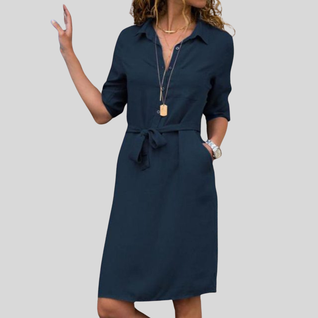 Elegante Wickelkleid | Midi
