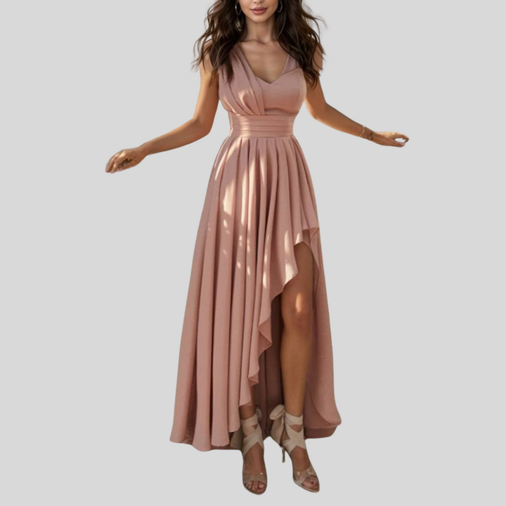Novella | Damen Ärmellos Abendkleid | Maxi