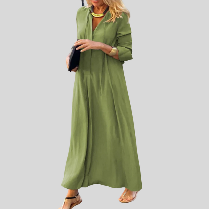Elegantes Maxikleid | Lange Ärmel