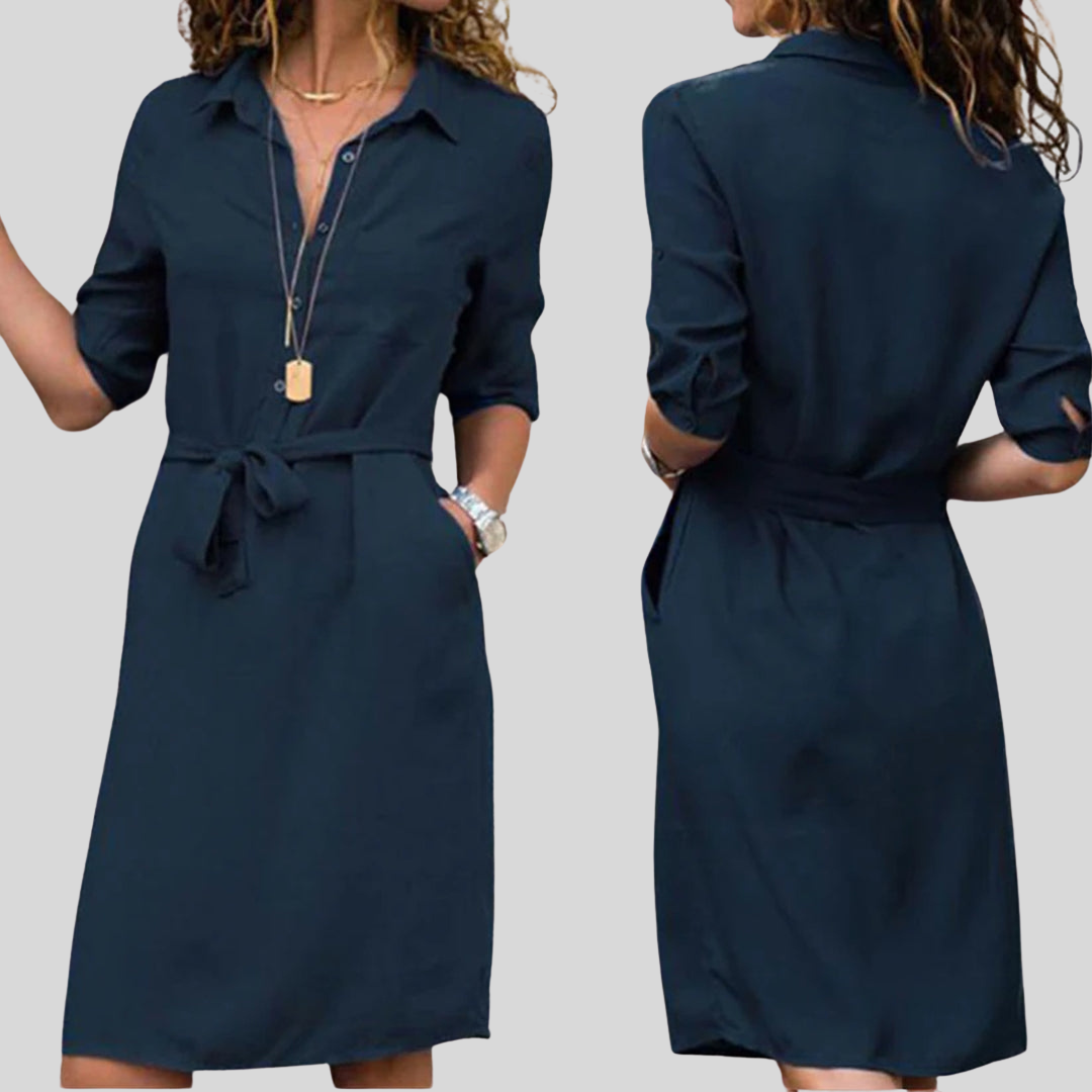 Elegante Wickelkleid | Midi