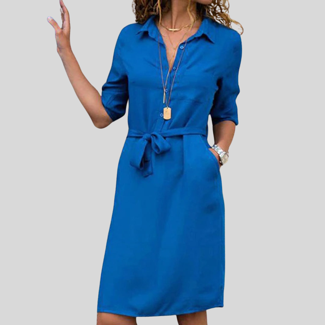 Elegante Wickelkleid | Midi