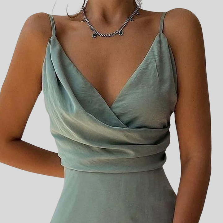 Ärmelloses Abendkleid | Maxi