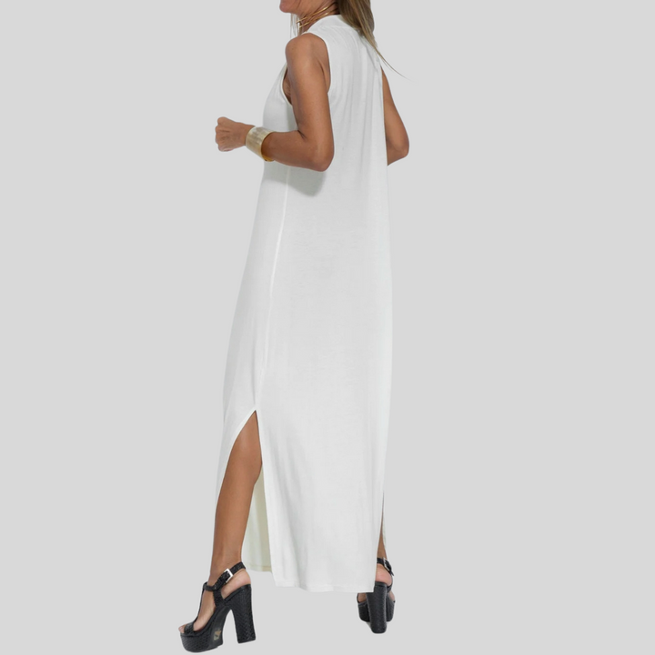 Azaria | Damen Ärmellos Kleid | Maxi