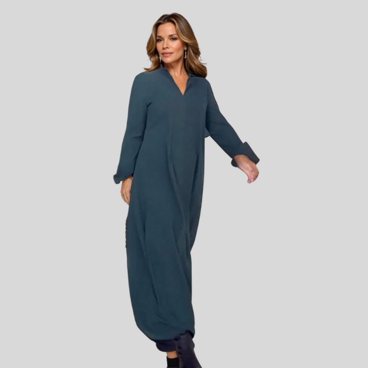 Evia | Damen Festliches Sommerkleid | Maxi