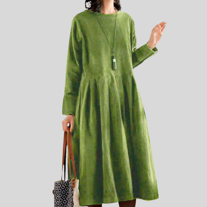 Rosalind | Damen Schickes Cordkleid | Midi