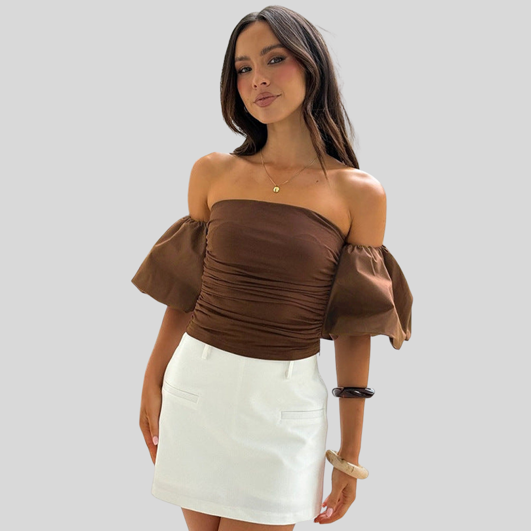 Elegantes Top mit Puffärmeln | Modisch
