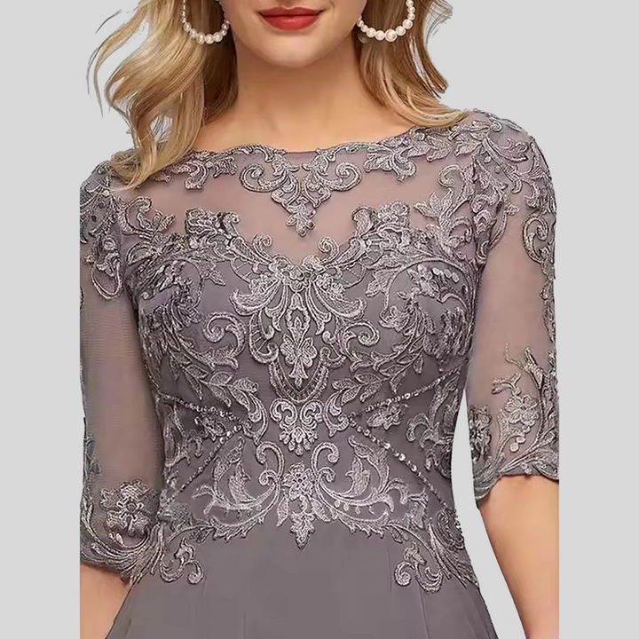 Margarita | Damen Elegante Abendkleid | Midi