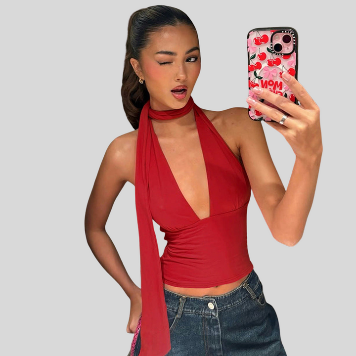 Elegantes Neckholder-Top | Trendig
