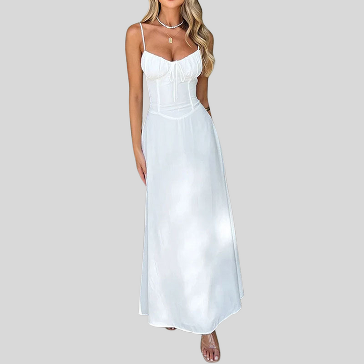 Elegantes Ärmelloses Maxikleid | Sommer