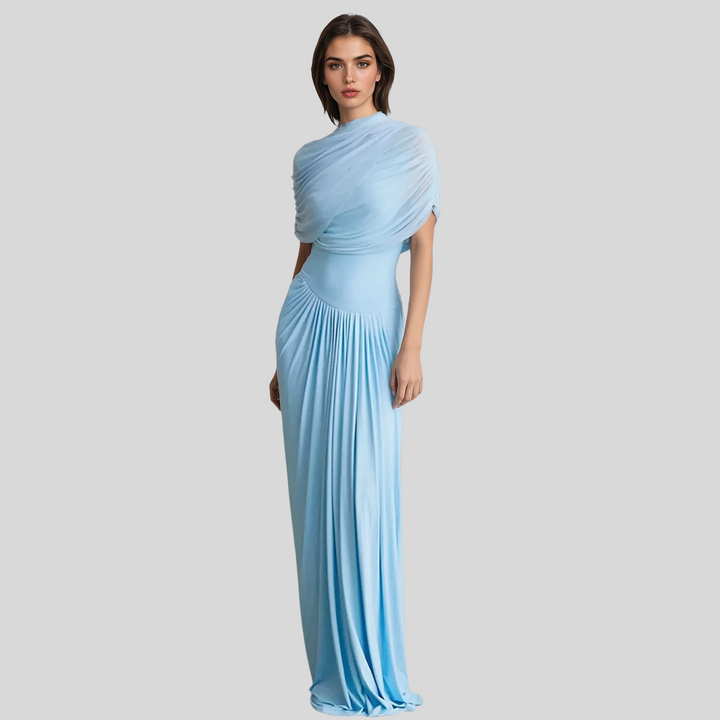 Elegant Drapiertes Kleid | Maxi