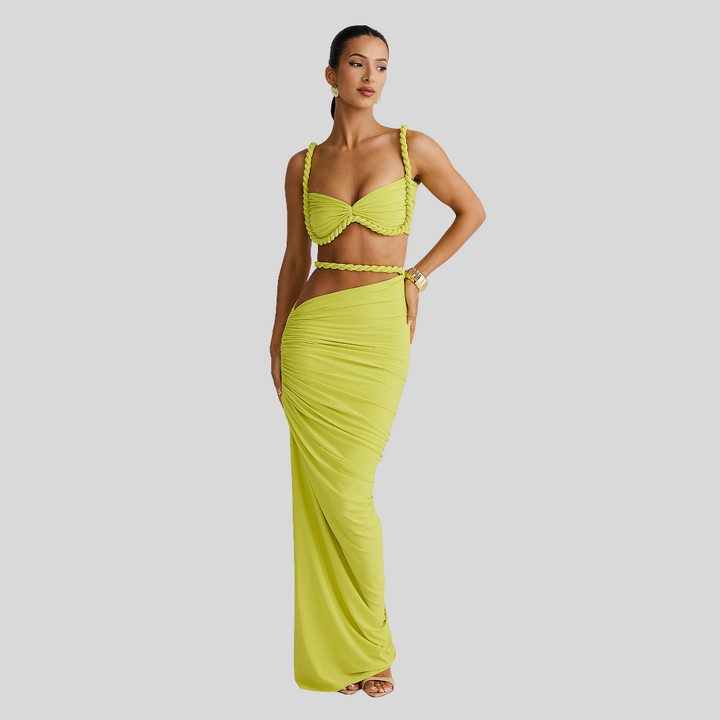 Elegantes Zweiteiliges Kleid-Set | Sommer